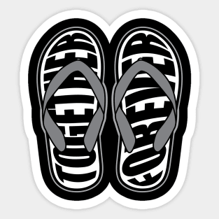 Together Forever Slippers Couple Sticker